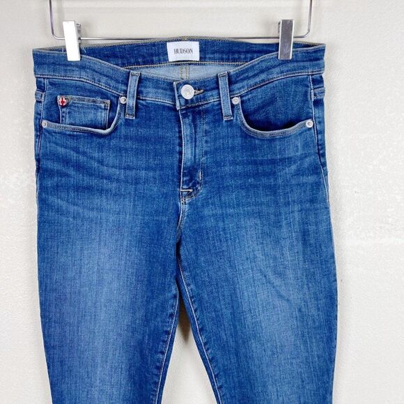 Hudson Mid Rise Ankle Skinny Natalie Jeans Blue Size 28 - Picture 2 of 10